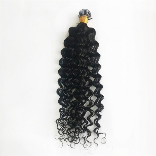 Human Hair I Tip Hair Extensions Deep Curly | Human Hair Wig | Lace Front
